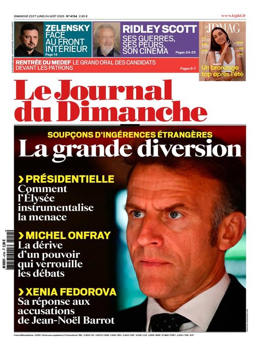 Cover image for Le Journal du dimanche